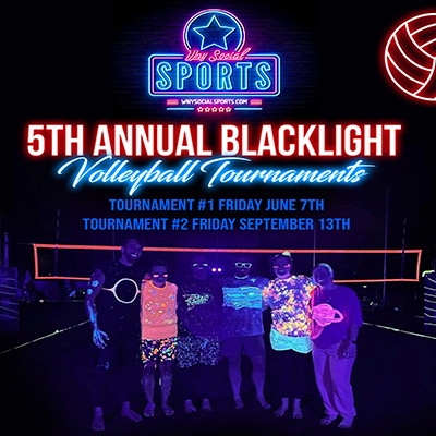 Sand Volleyball Blacklight Tourney